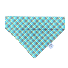Load image into Gallery viewer, Day At The Office Gingham Over-the-Collar Bandana