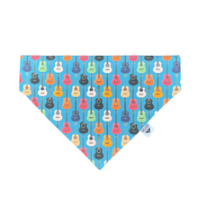 Load image into Gallery viewer, Colorful Guitars Over-the-Collar Bandana