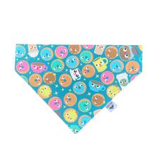 Load image into Gallery viewer, Coffee &amp; Donuts = Happy Over-the-Collar Bandana
