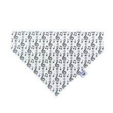Load image into Gallery viewer, Musical Notes Over-the-Collar Bandana