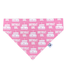 Load image into Gallery viewer, Birthday Girl Over-the-Collar Bandana