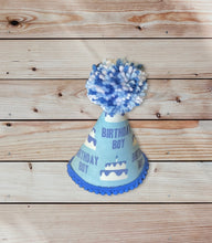 Load image into Gallery viewer, Birthday Boy Hat Blue