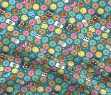 Load image into Gallery viewer, Coffee &amp; Donuts = Happy Over-the-Collar Bandana
