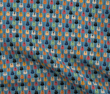 Load image into Gallery viewer, Colorful Guitars Over-the-Collar Bandana