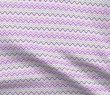 Load image into Gallery viewer, Grape Chevron Over-the-Collar Bandana