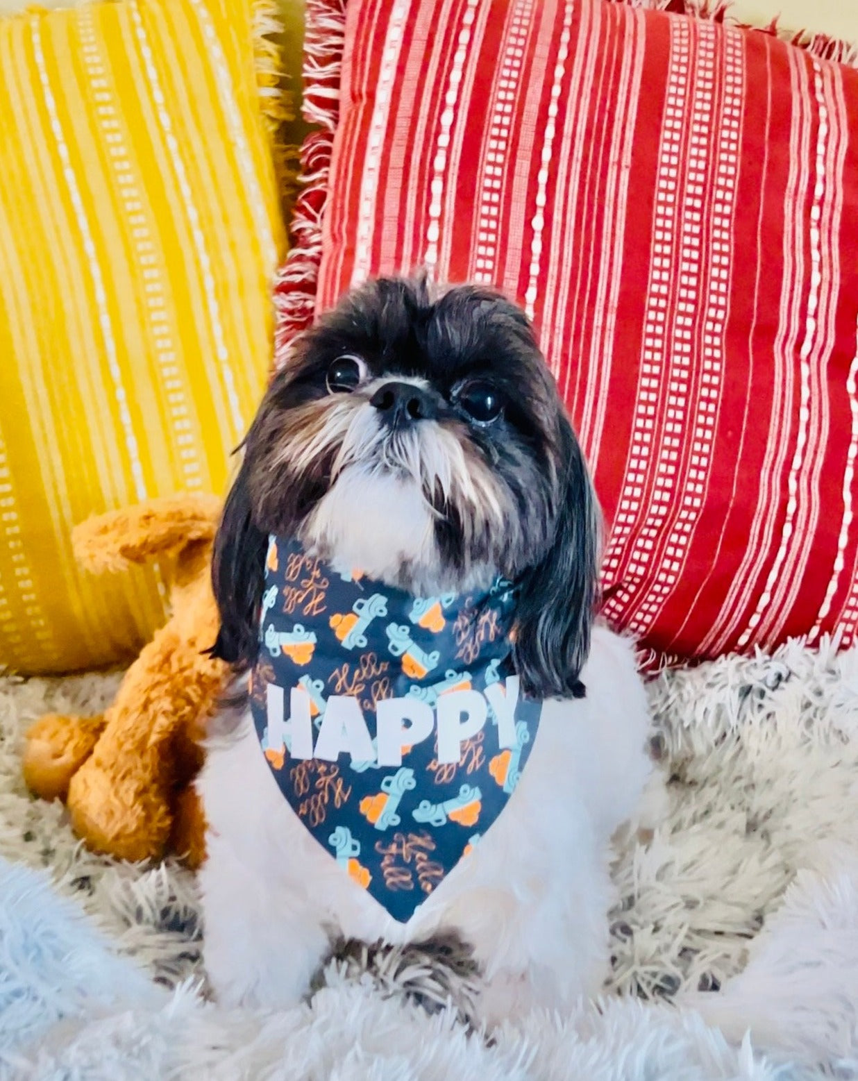Hello Fall Y'all Over-the-Collar Bandana