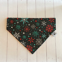 Load image into Gallery viewer, Snowflake Delight Over-the-Collar Bandana