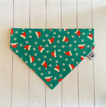 Load image into Gallery viewer, Santa Paws Over-the-Collar Bandana
