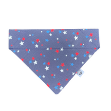 Load image into Gallery viewer, Pawtriotic Stars Over-the-Collar Bandana