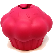 Load image into Gallery viewer, Cupcake Durable Rubber Chew Toy & Treat Dispenser - Pink