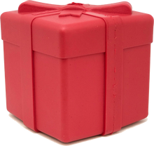 Load image into Gallery viewer, Gift Box Durable Rubber Chew Toy & Treat Dispenser - Red