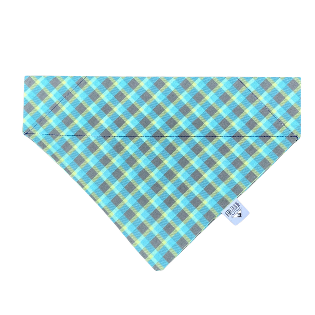 Day At The Office Gingham Over-the-Collar Bandana