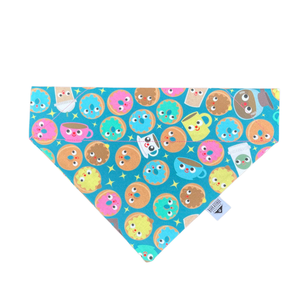 Coffee & Donuts = Happy Over-the-Collar Bandana