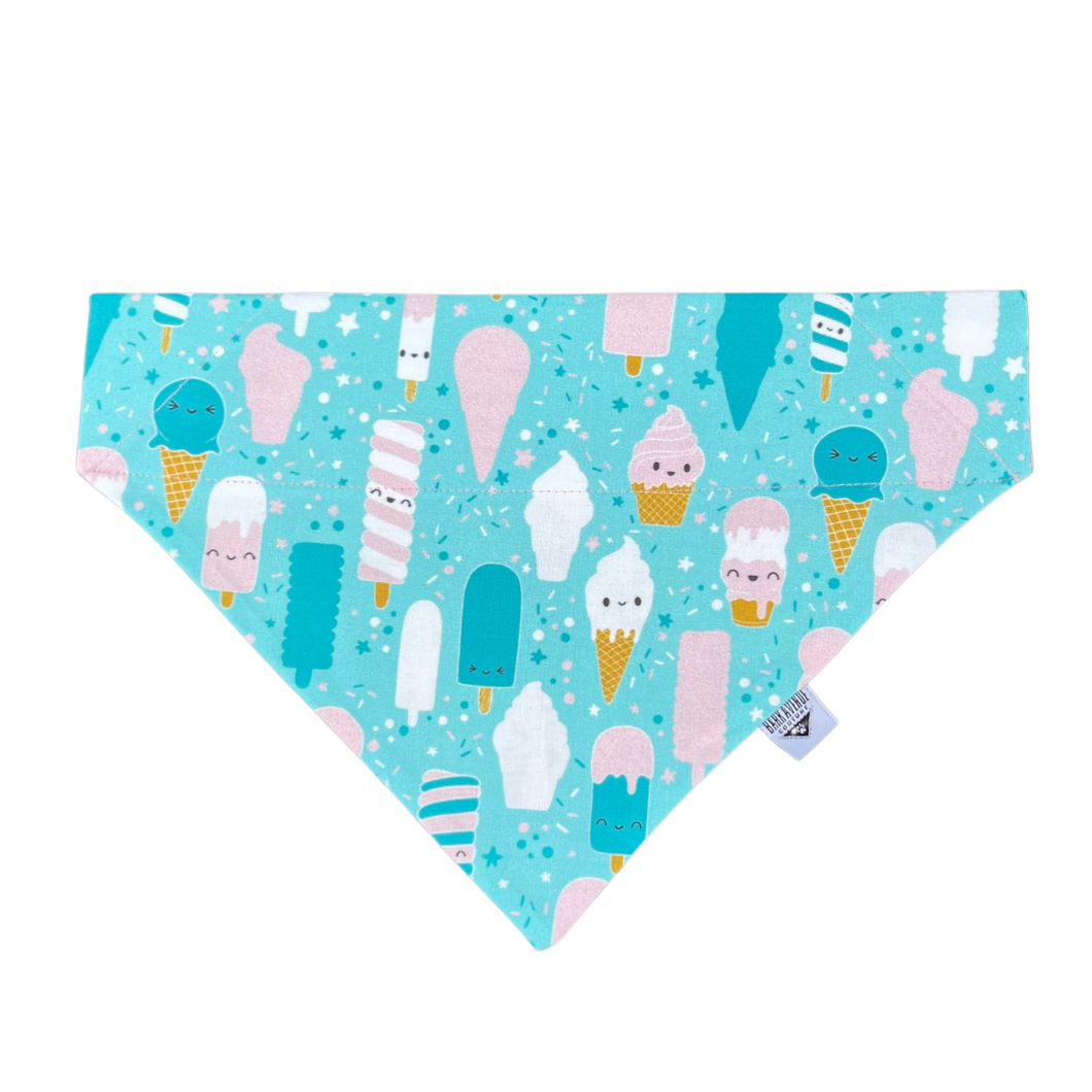 Ice Cream Smiles Over-the-Collar Bandana