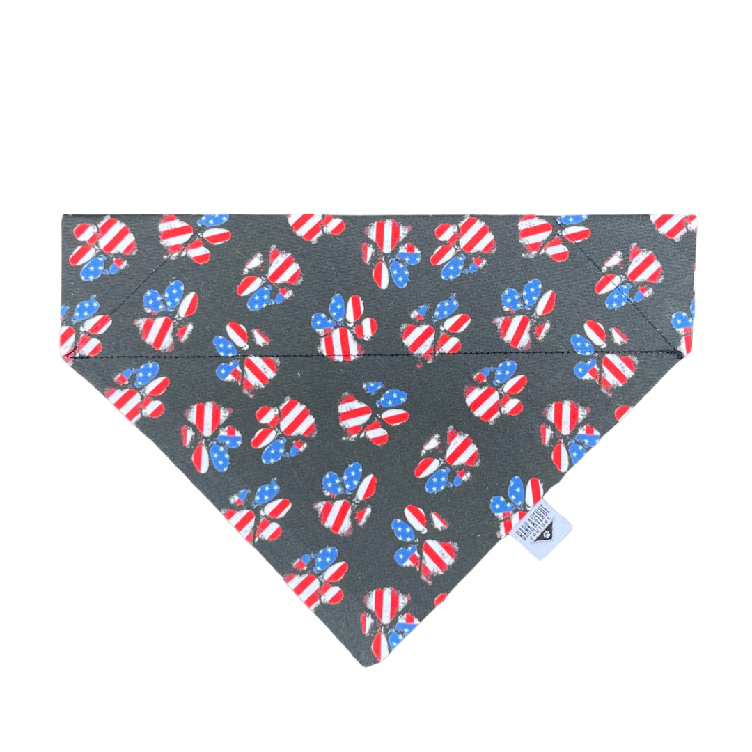 Star-Spangled Paws Over-the-Collar Bandana