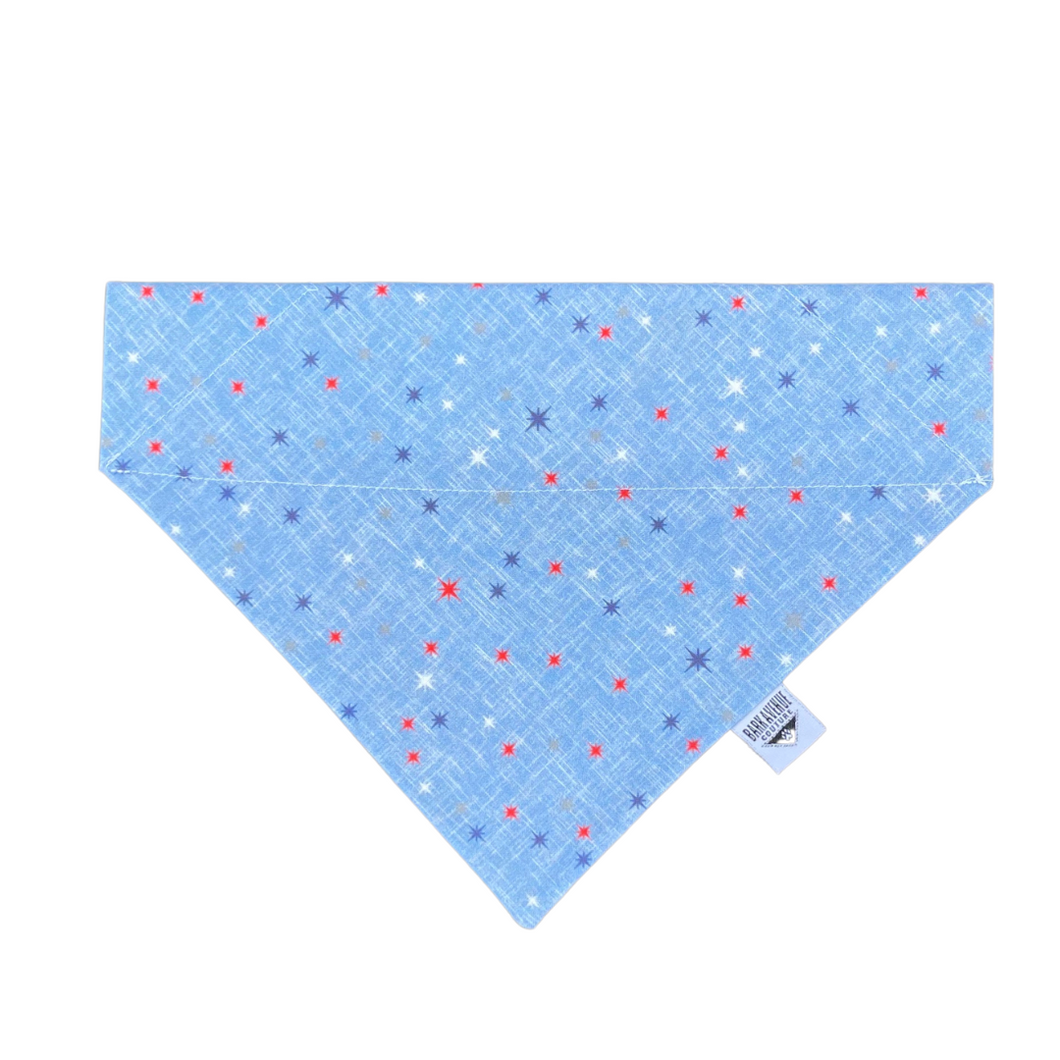 Pawtriotic Starburst Over-the-Collar Bandana