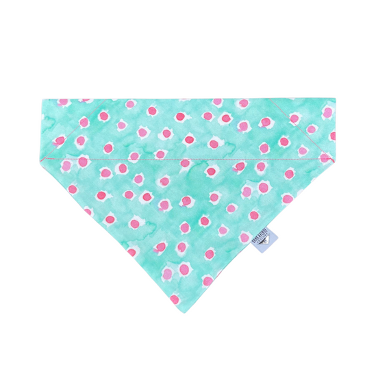 Rosey Spots Over-the-Collar Bandana