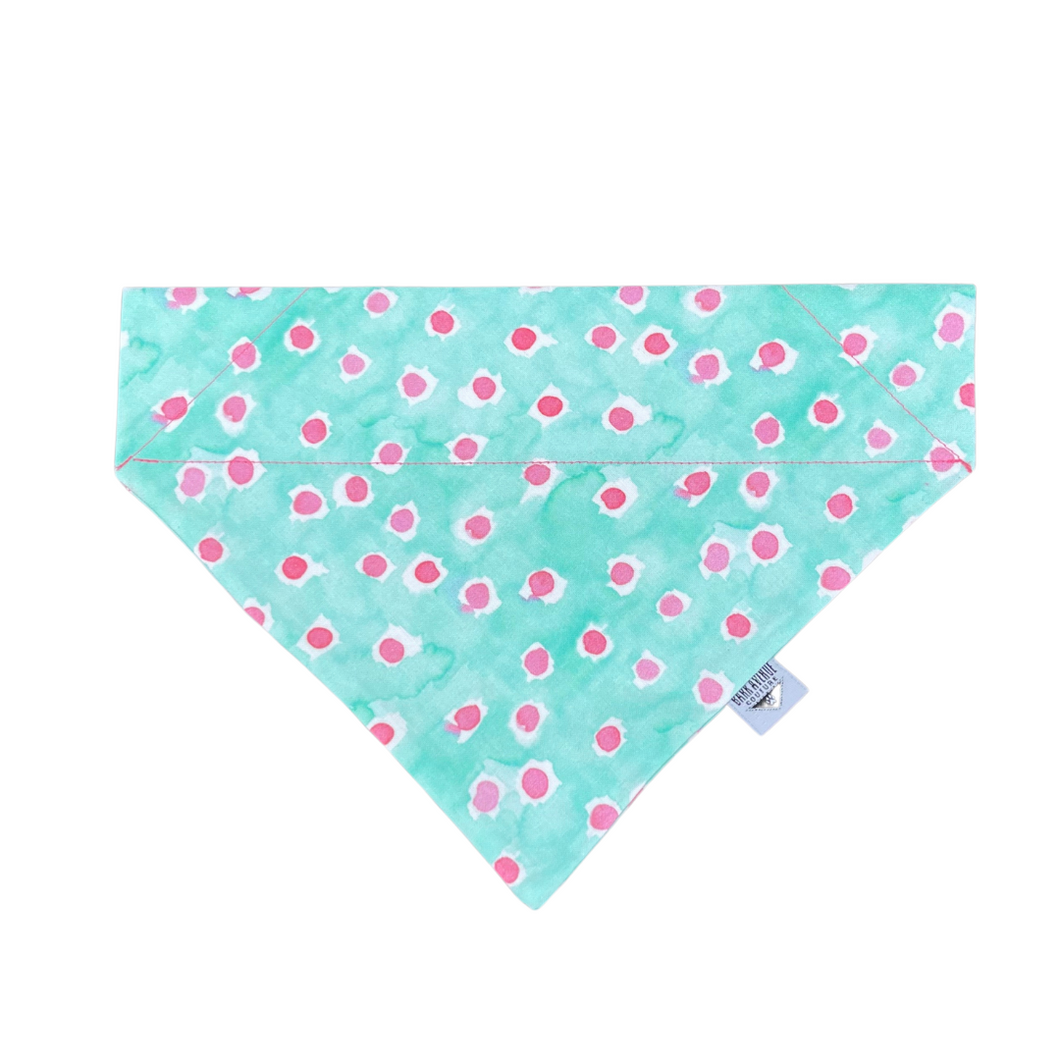 Rosey Spots Over-the-Collar Bandana