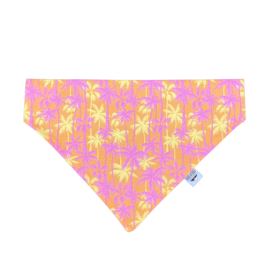 Sunset Palms Over-the-Collar Bandana