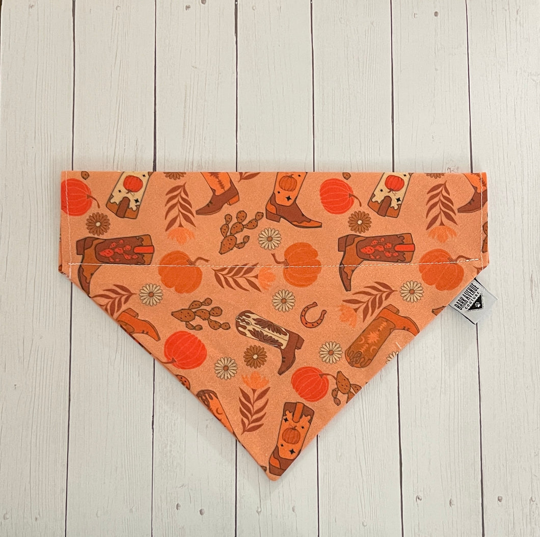 Boot Scootin' Fall Over-the-Collar Bandana