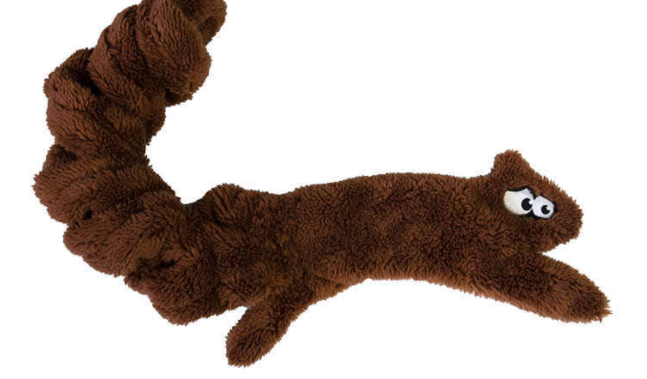 Duraplush Springy Squirrel Dog Toy