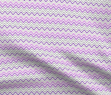 Load image into Gallery viewer, Grape Chevron Over-the-Collar Bandana
