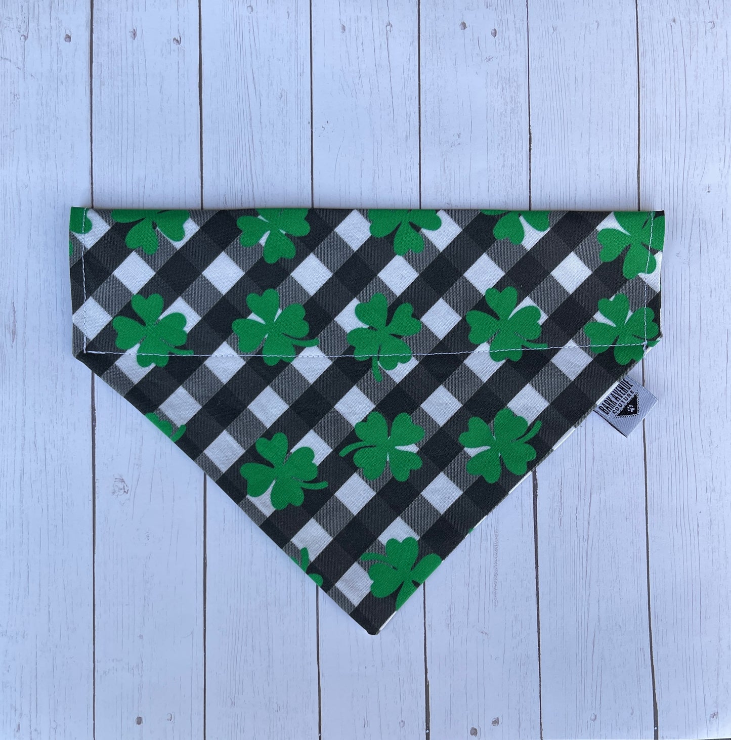 Shamrocks...Check! Over-the-Collar Bandana