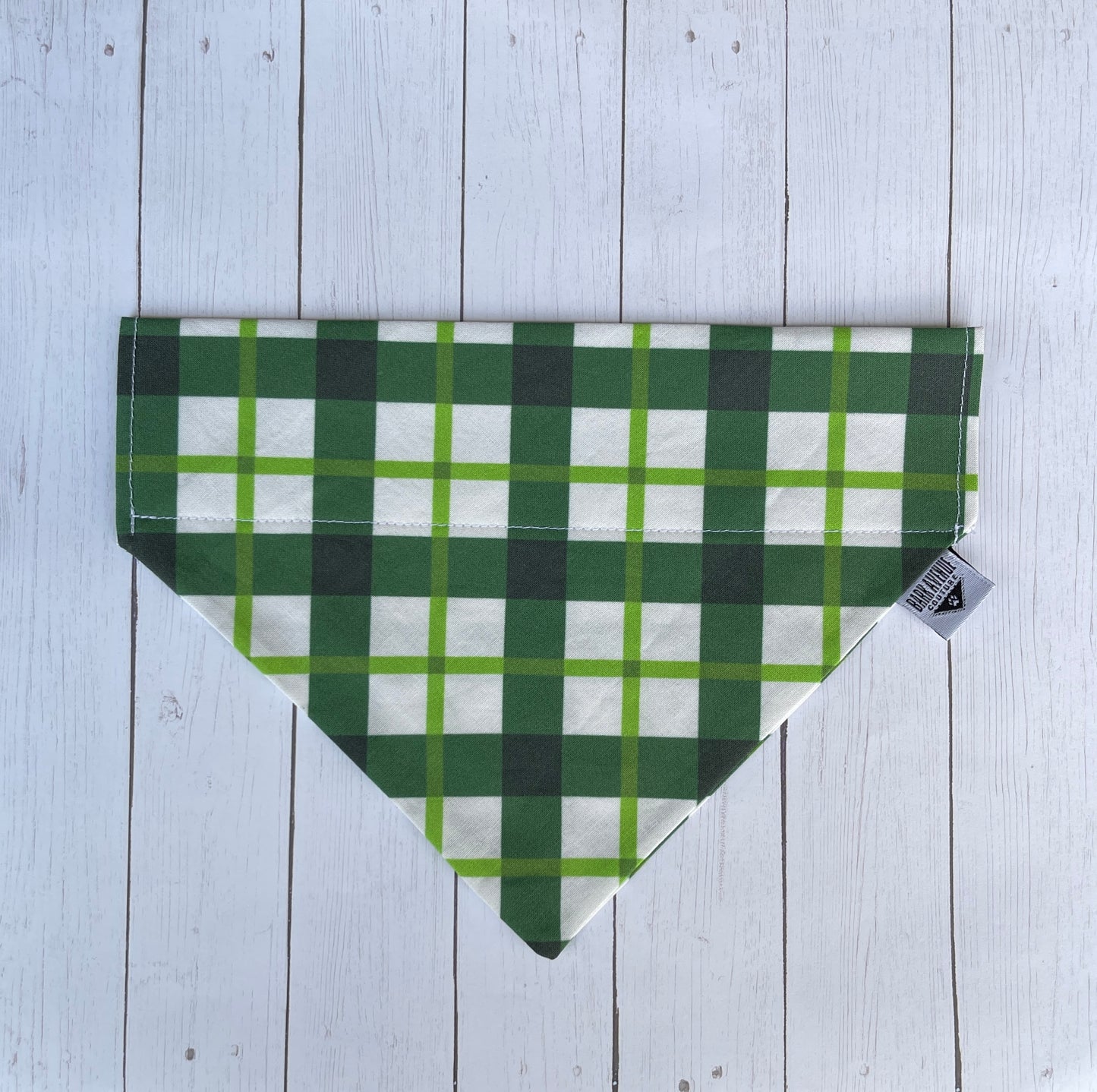 Lucky Day Plaid Over-the-Collar Bandana