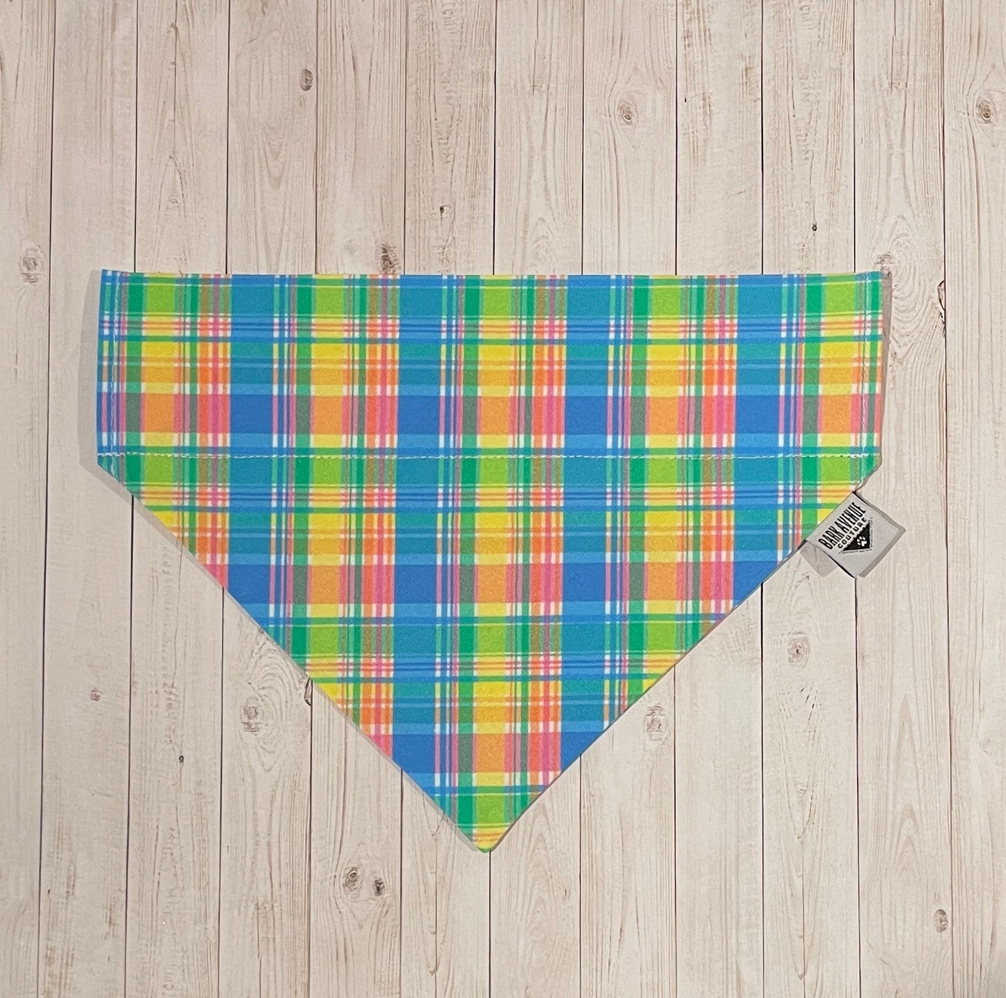 Sunday Best Plaid Over-the-Collar Bandana
