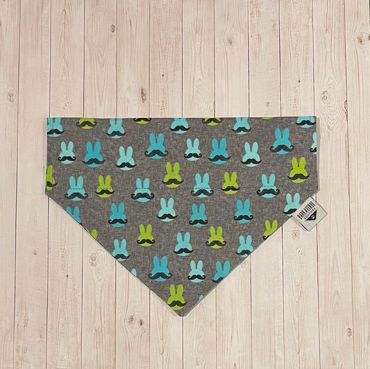 Bunny Mustacchio Over-the-Collar Bandana