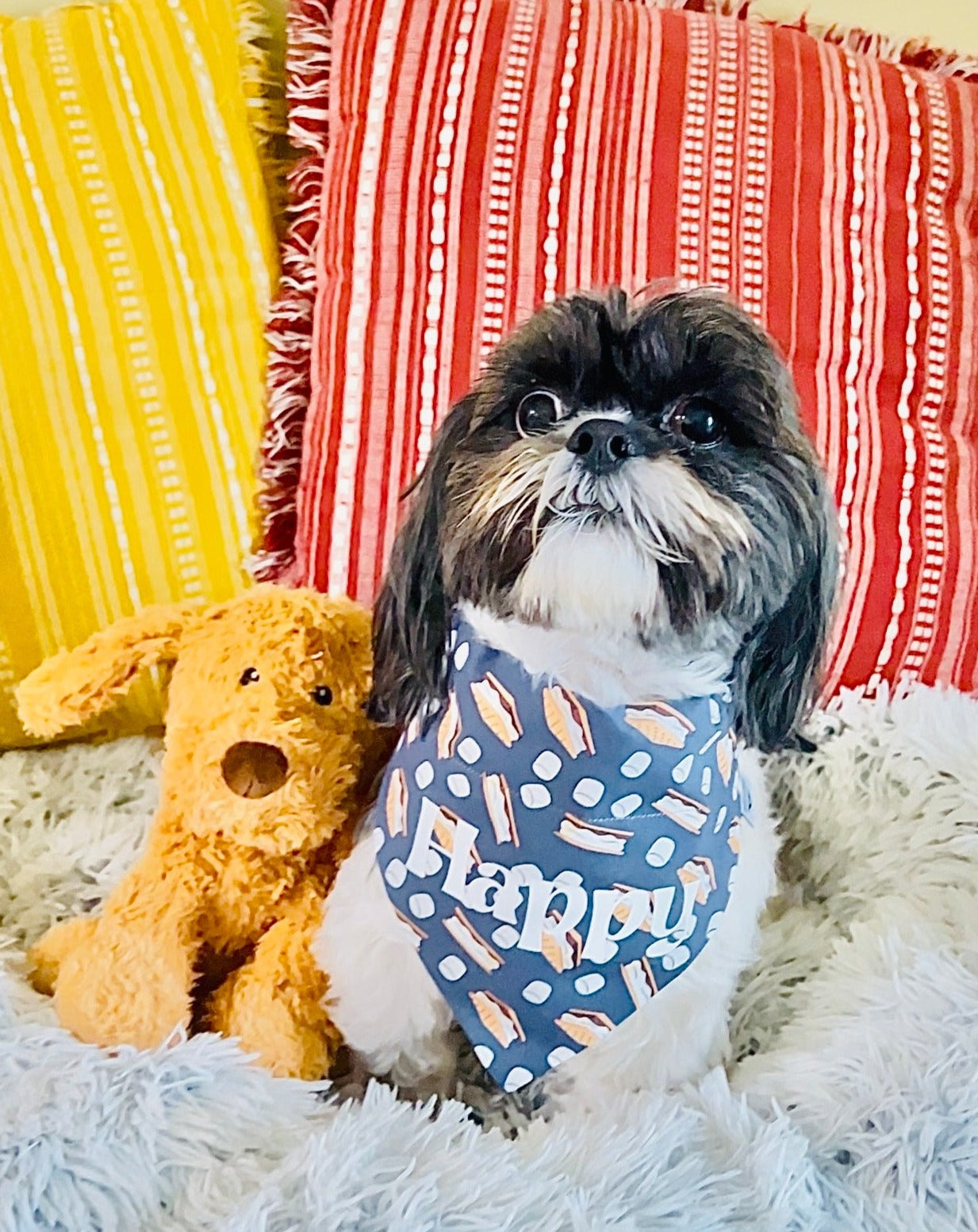 More Smores Please Over-the-Collar Bandana