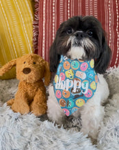 Load image into Gallery viewer, Coffee &amp; Donuts = Happy Over-the-Collar Bandana
