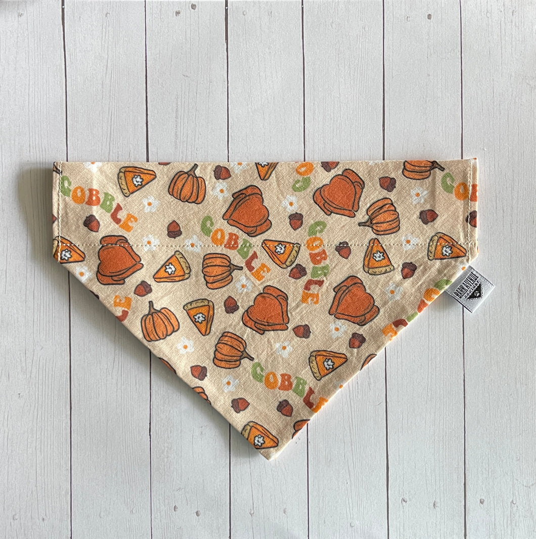 Gobble, Gobble! Over-the-Collar Bandana