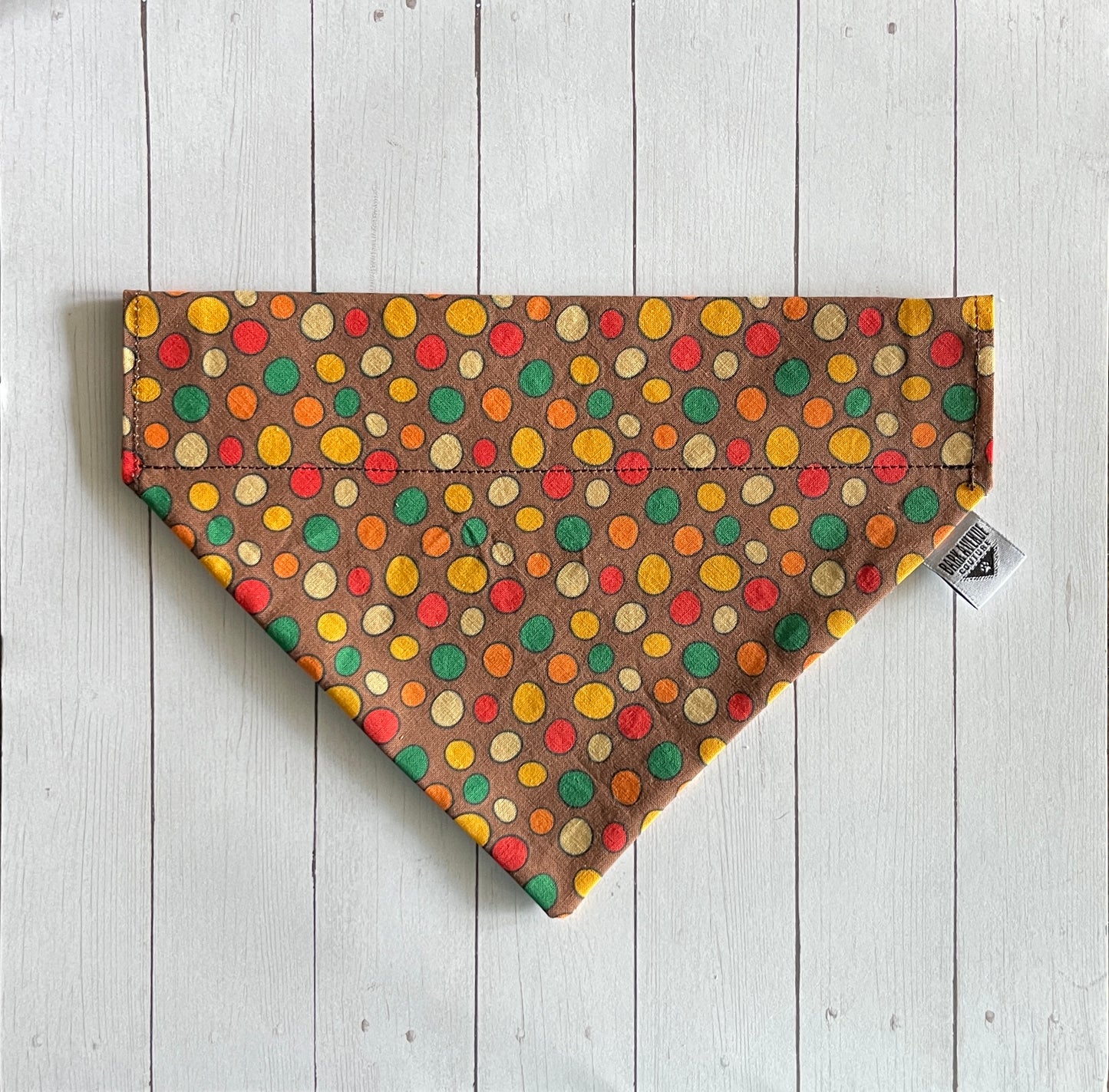 Fall Dots & Spots Over-the-Collar Bandana