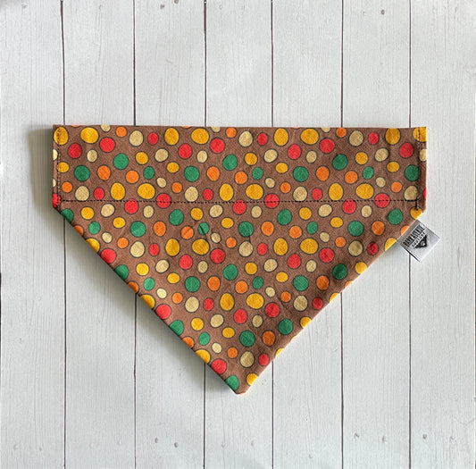 Fall Dots & Spots Over-the-Collar Bandana