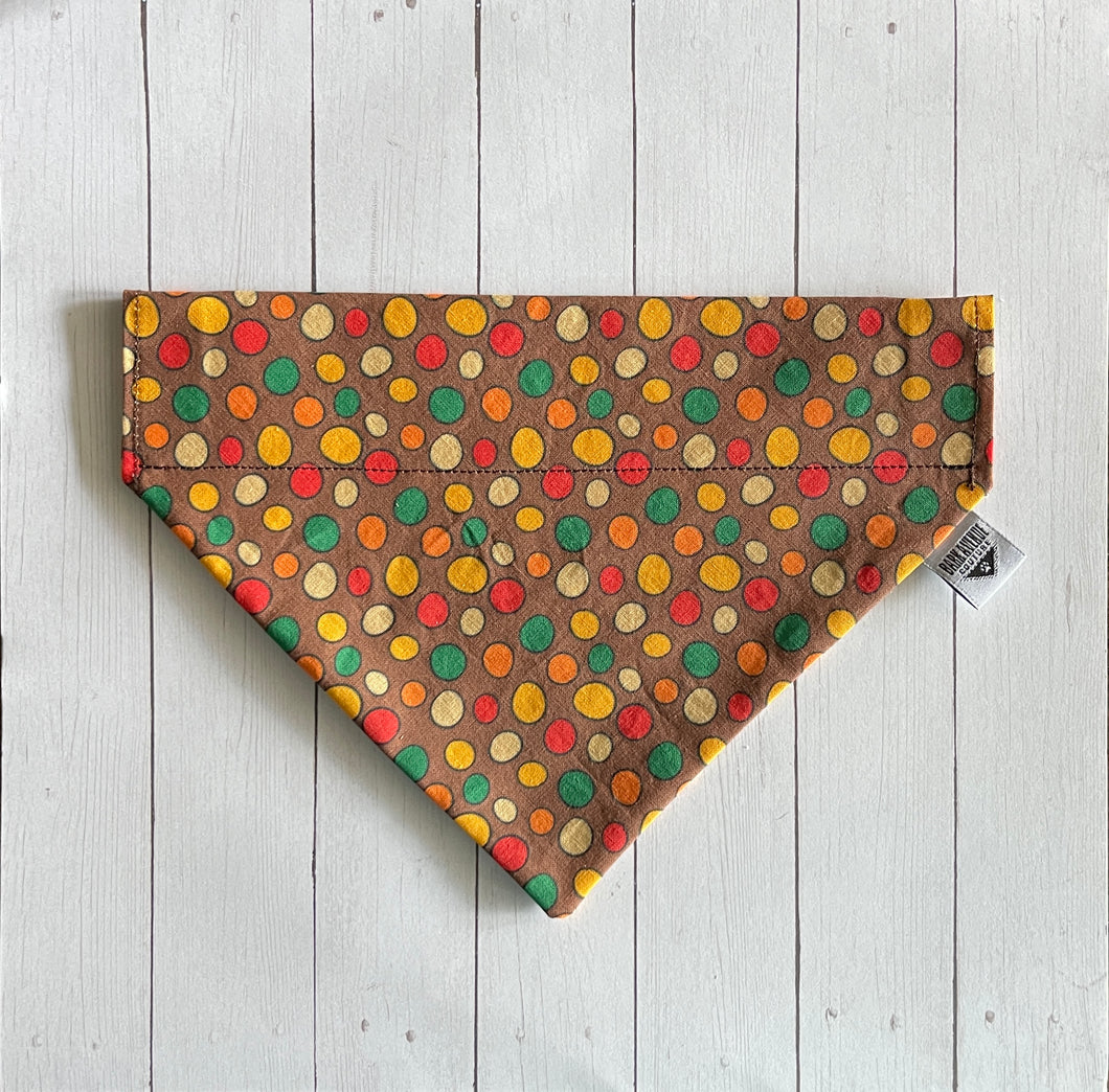 Fall Dots & Spots Over-the-Collar Bandana