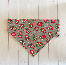 Load image into Gallery viewer, Peppermint Pup Cups Over-the-Collar Bandana
