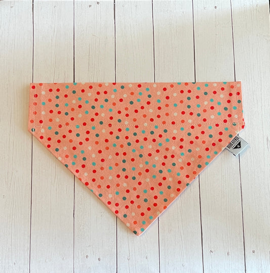 Merry & Bright Christmas Confetti Over-the-Collar Bandana