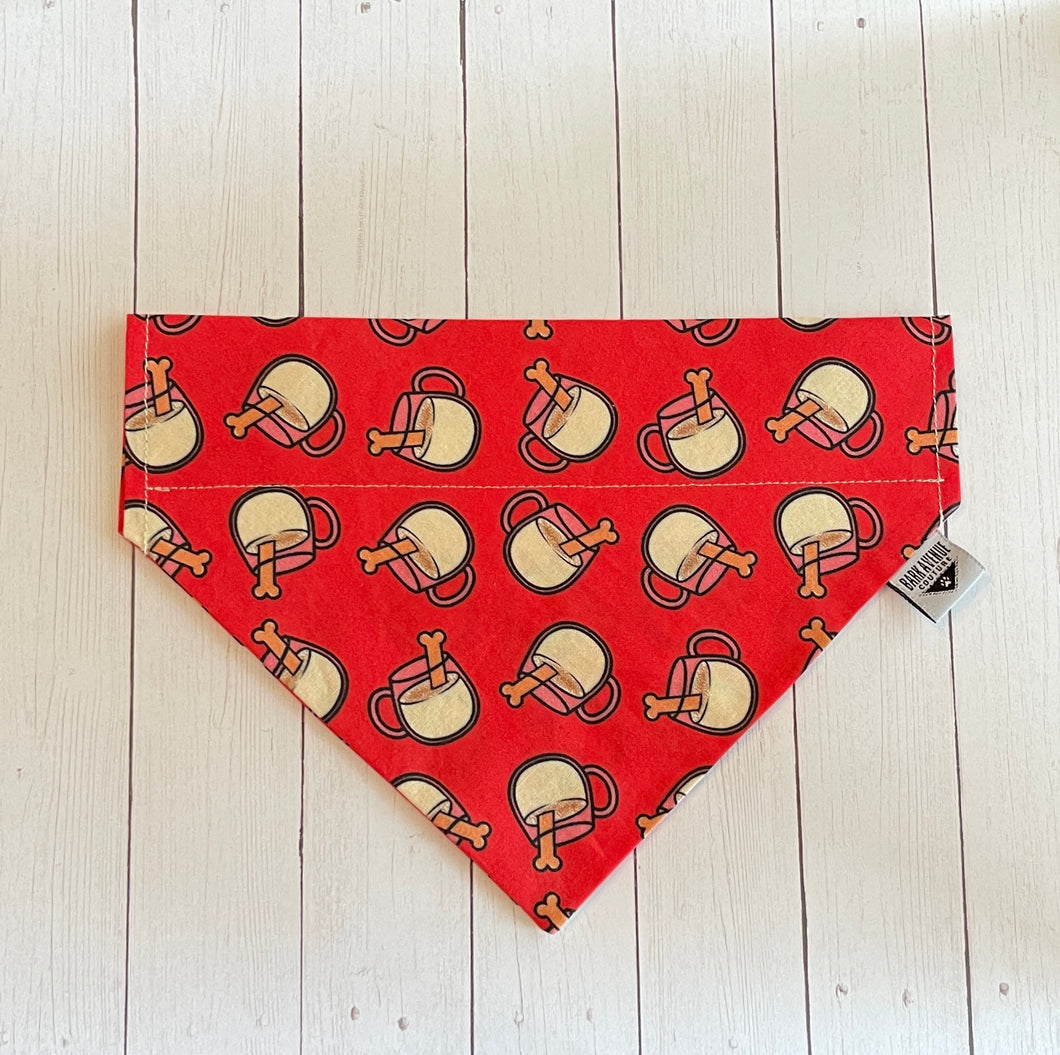 Dog Nog Treats Over-the-Collar Bandana