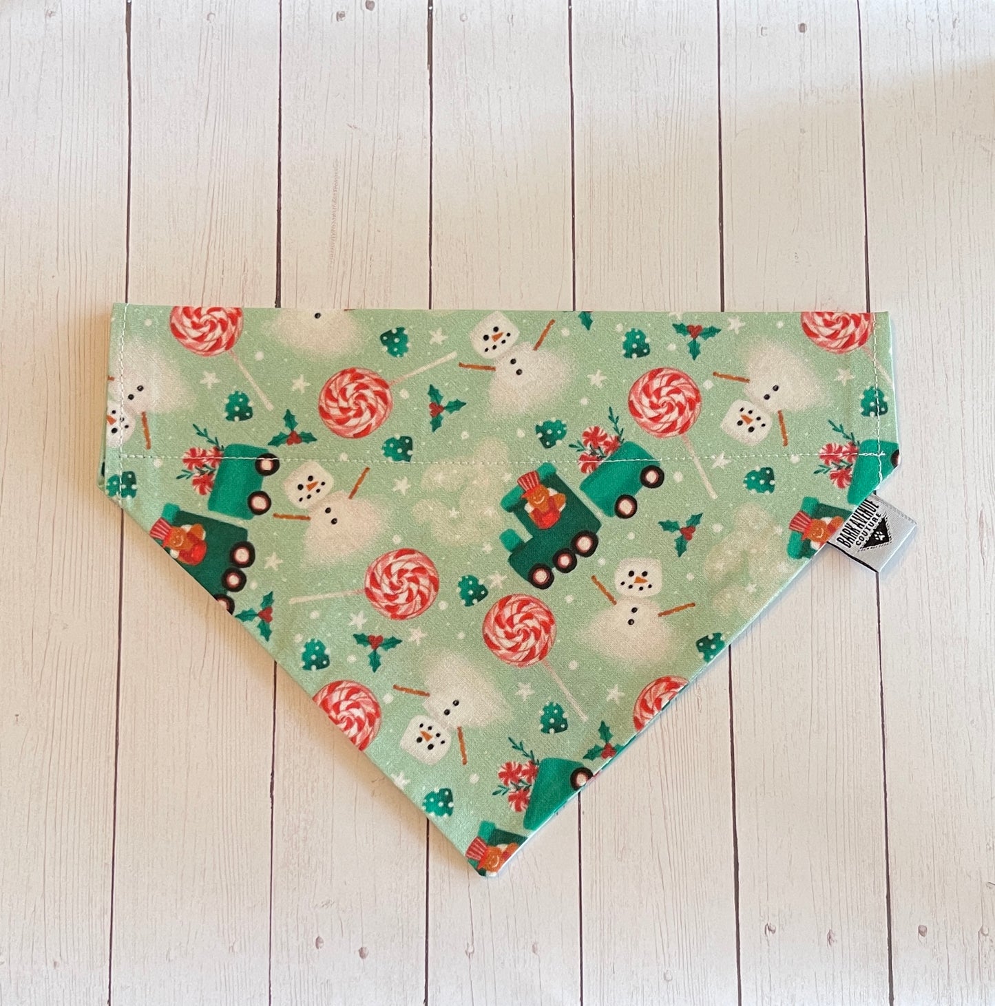 Christmas Train Ride Over-the-Collar Bandana