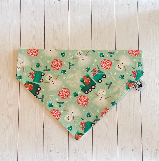 Christmas Train Ride Over-the-Collar Bandana