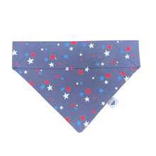 Load image into Gallery viewer, Pawtriotic Stars Over-the-Collar Bandana
