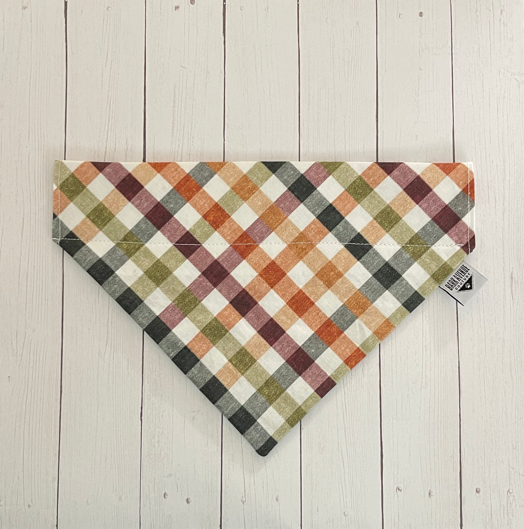 Falling For Plaid Over-the-Collar Bandana