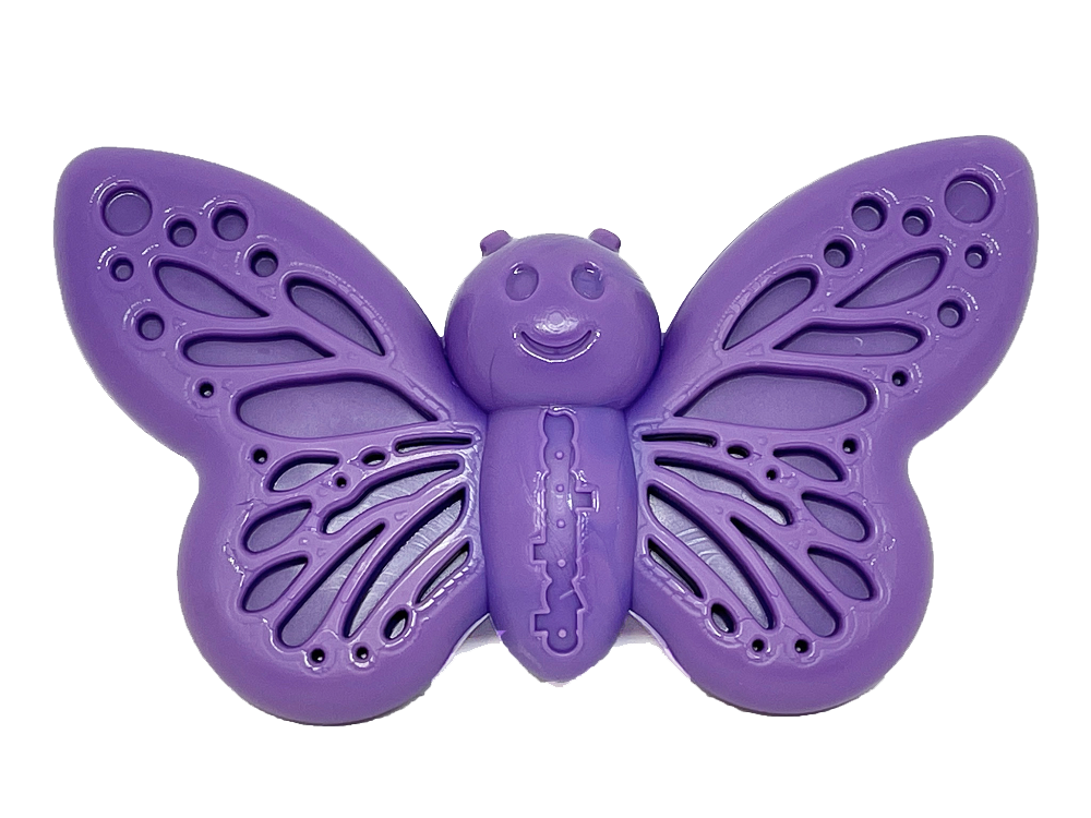 Butterfly Chew and Enrichment Toy - Purple