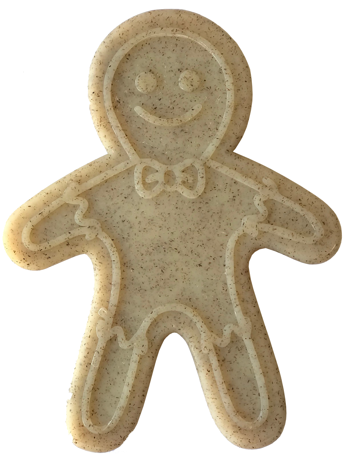 Gingerbread Man Dog Chew Toy