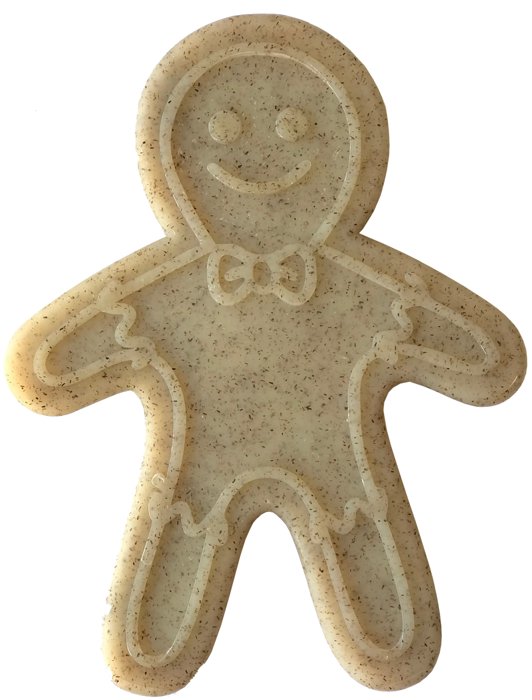 Gingerbread Man Dog Chew Toy