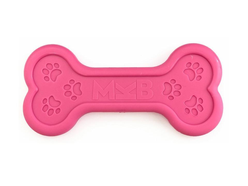 Bone Ultra Durable Nylon Dog Chew Toy for Aggressive Chewers - Pink